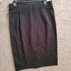 A short skirt block color brown new.